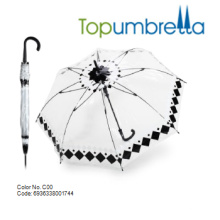 Nova chegada personalizado PVC guarda-chuvas transparentes Nova chegada personalizado PVC guarda-chuvas transparentes